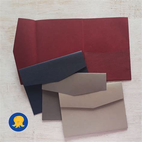 Matte Pocketfold Tri Fold Insert Envelopes For 5x7 Invitations Shopee