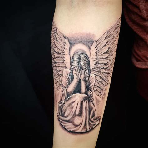 Details 71 Memorial Angel Tattoo In Cdgdbentre