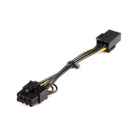 Startech Pci Express 6 Pin To 8 Pin Power Adapter Cable Itlinks