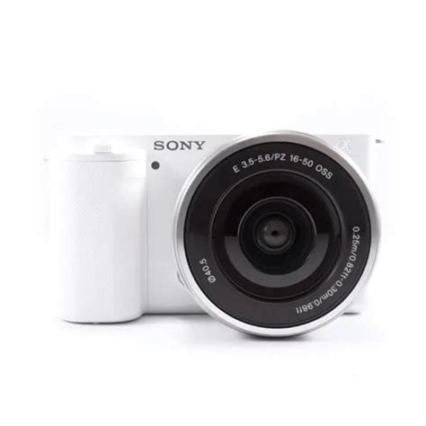 Sony Zv E10 Mirrorless Camera With 16 50mm Lens White Ilczv E10lw