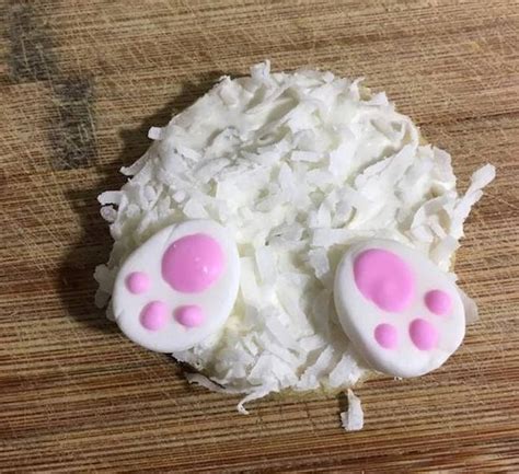 Easter Bunny Butt Cookies Recipe Be Plum Crazy