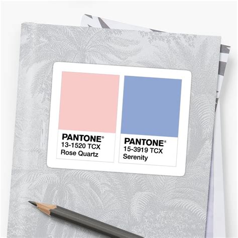 Pantone Colors Sticker By Libberdoodle Redbubble