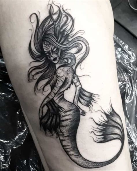 Top 57 Best Siren Tattoo Ideas [2021 Inspiration Guide] Siren Tattoo Siren Mermaid Tattoos
