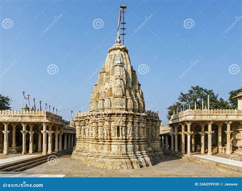 Exterior Of The Meera Jain Temple Chittorgarh Fort Chittor Rajasthan