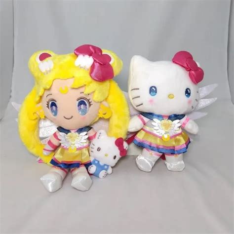 Sailor Moon Cosmos The Movie X Hello Kitty Plushie Limited Quantity