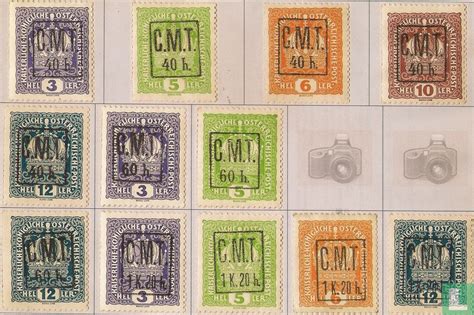 Overprint Austrian Stamps From 1916 I 1919 Romania Occupation