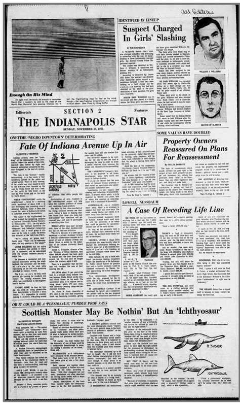 Newspapers Clippings From The 1975 Slasher Cold Case In Indianapolis