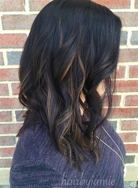 Hair #brown #highlights #black #weave brown highlights on black hair weave, hair weaves white girl, hair weave sew in, easy protective styles for #3: 60 Hairstyles Featuring Dark Brown Hair with Highlights