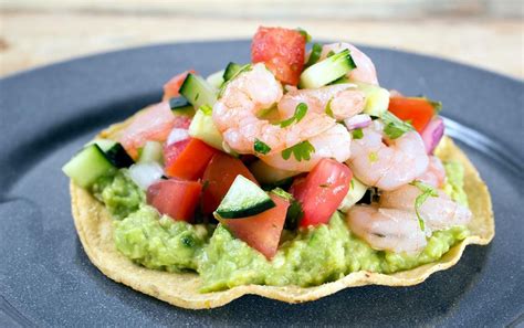 Receta: tostadas de camarón, deliciosas y sacan del apuro