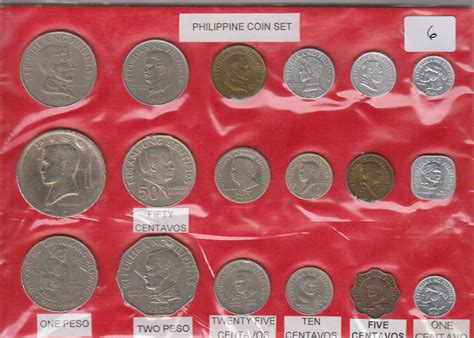 Philippine Coin Set 18 Coin Set