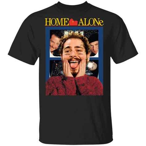 Post Malone Home Alone Mashup Macaulay Culkin Christmas Shirt