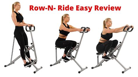 Sunny Health Fitness Squat Assist Row N Ride Trainer For Squat Exercise And Glutes Workout