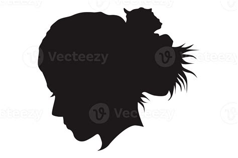 Woman Head Silhouette With Transparent Background 23629744 Png