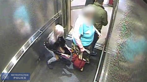 Shocking CCTV footage of thieves stealing £1,000 from pensioner in lift