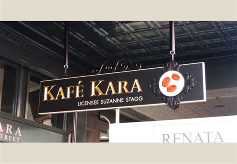 Kafe Kara Cafe Sign Danthonia Designs Au
