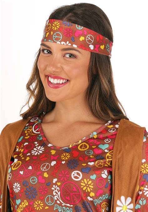 Peace And Love Hippie Costume For Women