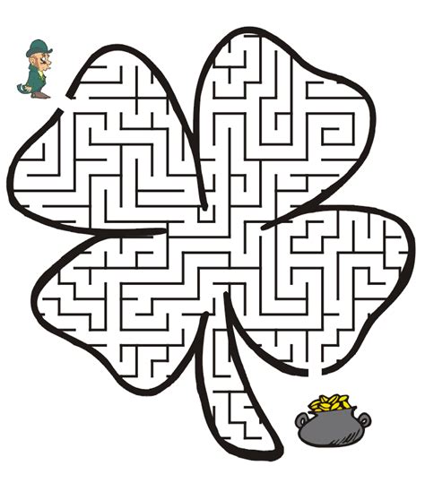 St Patrick's Day Coloring Pages and Activities for Kids