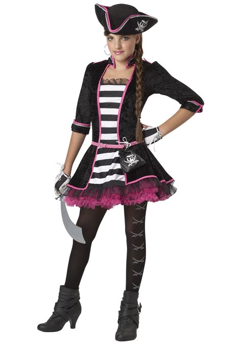 High Seas Captain Pirate Child Girls Costume Ebay