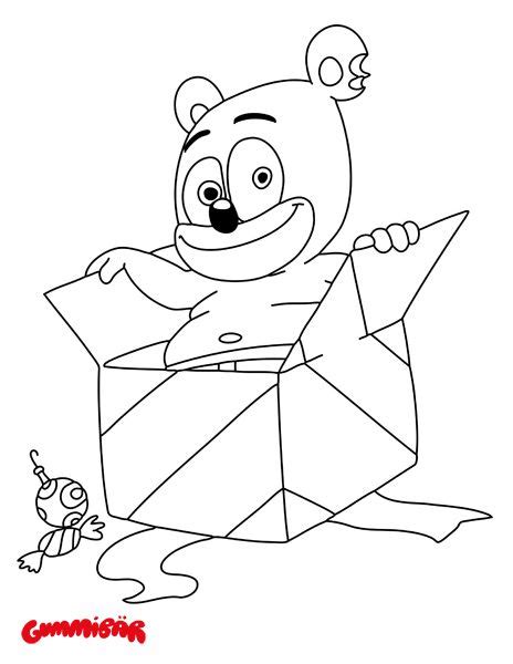 Free Printable Gummy Bears Coloring Pages