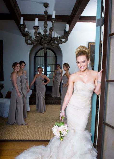 Hilary Duff Wedding Dress Pictures Petite Wedding Dress Hillary Duff