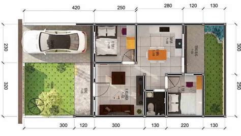 Desain Denah Rumah Type 36 Terbaru Tahun 2022 - Infinity Architect