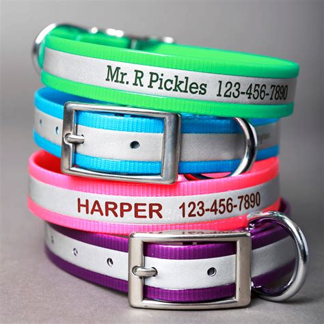 Highly Reflective And Personalized Waterproof Dog Collar Shop Online