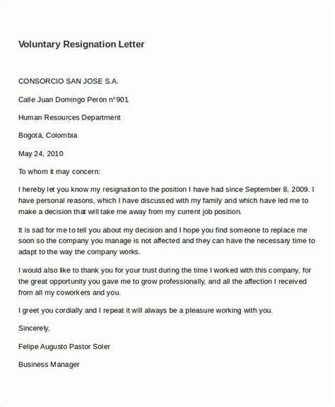 Voluntary Resignation Form Template Awesome How To Write A Volunteer