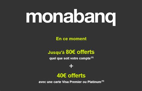 Monabanq Offre Jusquà 120 € Pour Une Première Ouverture De Compte