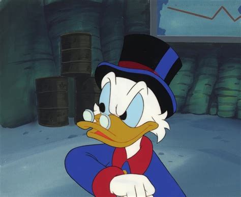 Disney Duck Tales Animation Cel Uncle Scrooge