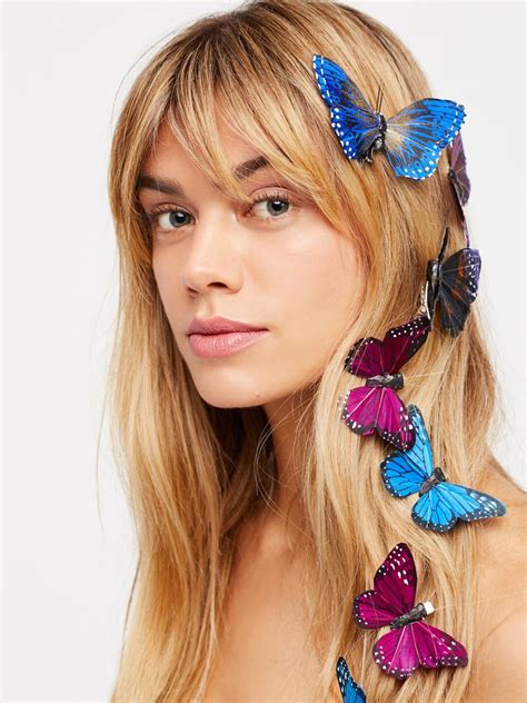 Butterfly Hair Clip 7 Pack Twilight Blue Where To Buy Butterfly