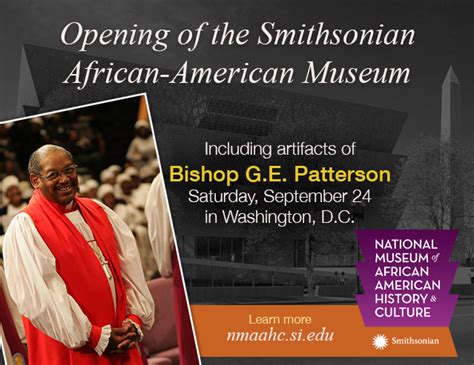Bishop Ge Patterson Remembered At The Smithsonian Church Of God In