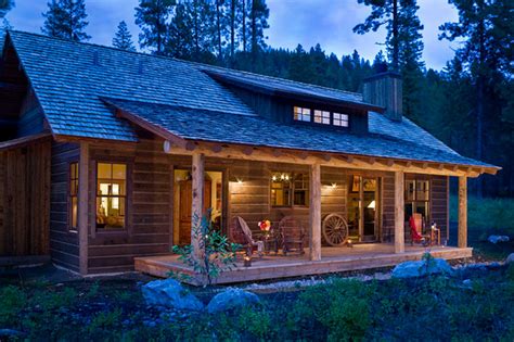 Colter Cabin Rustic Exterior Other By Montana Build Inc Houzz