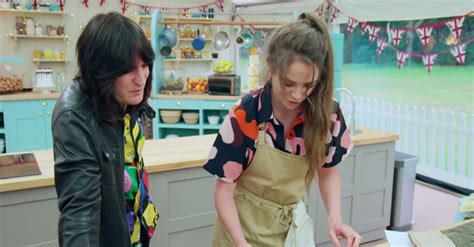 great british bake off lottie criticised for wearing hair loose
