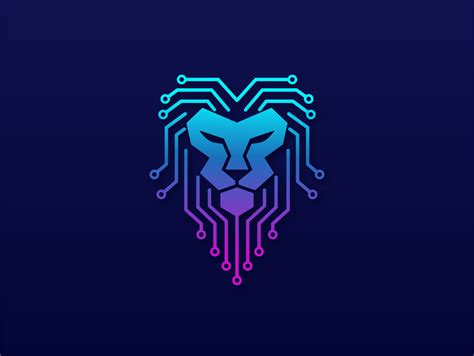 Lion Tech - Lion Head Technology Logo by Agny Hasya Studio on Dribbble