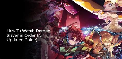 How To Watch Demon Slayer In Order An Updated Guide