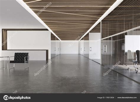 Wooden Ceiling Office Lobby Stock Photo By Denisismagilov