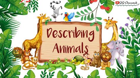 Descriptive Text Describing Animals Mendeskripsikan Binatang Youtube