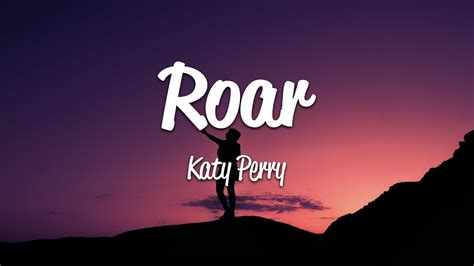 Katy Perry Roar Lyrics Youtube