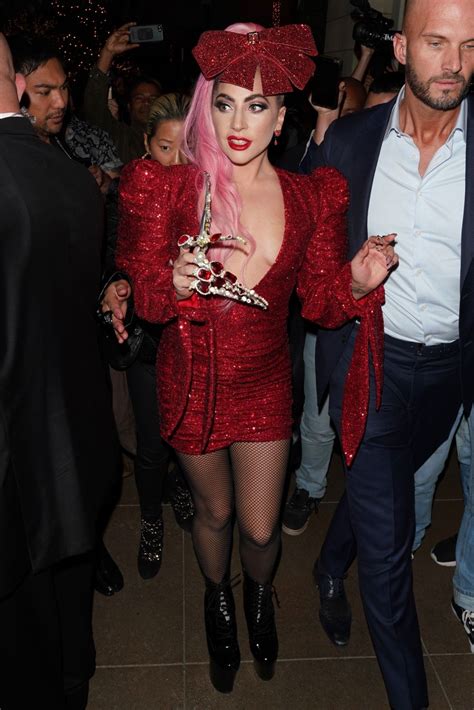 Lady Gaga Arrives At Her Haus Labs Makeup Pop Up Launch At The Grove