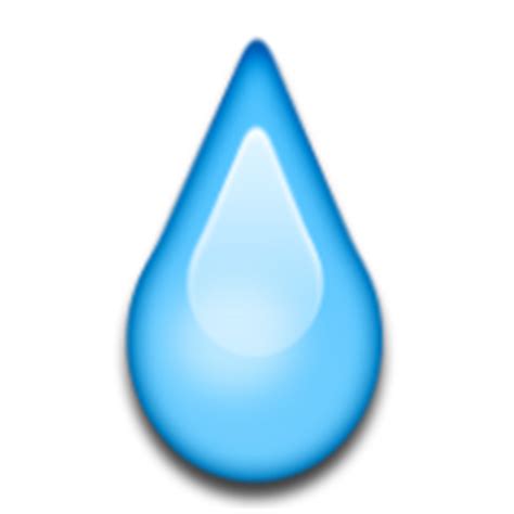 Droplet Emoji - Copy & Paste - EmojiBase! png image
