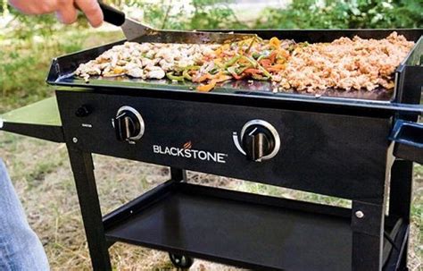 Blackstone griddle has smooth and flat surfaces, which are excellent for cooking breakfast foods such as pancakes, sausages, eggs, french toast, or. Blackstone 28-Inch Outdoor Griddle Cooking Station $159.99 ...