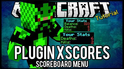 Tutorial Xscores Scoreboard Menu Minecraft Youtube
