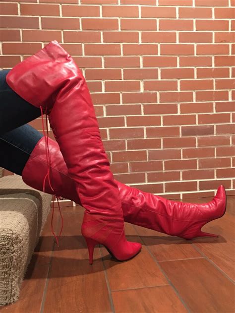 buy 80s knee high boots in stock