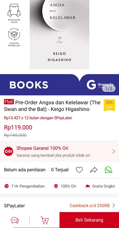 Info Diskon Buku On Twitter Pre Order Buku Angsa Dan Kelelawar By