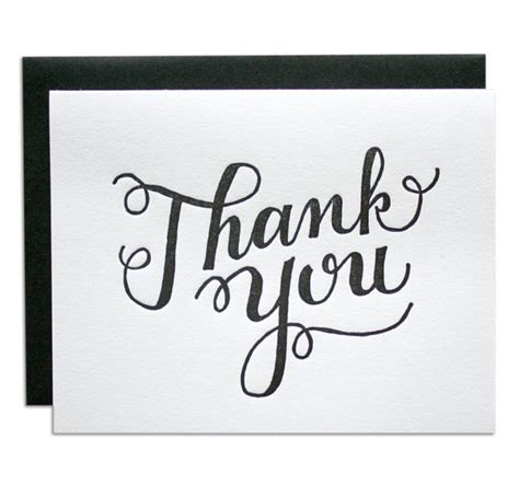 The Best Thank You Cards On Etsy Katie Considers Letterpress Cards