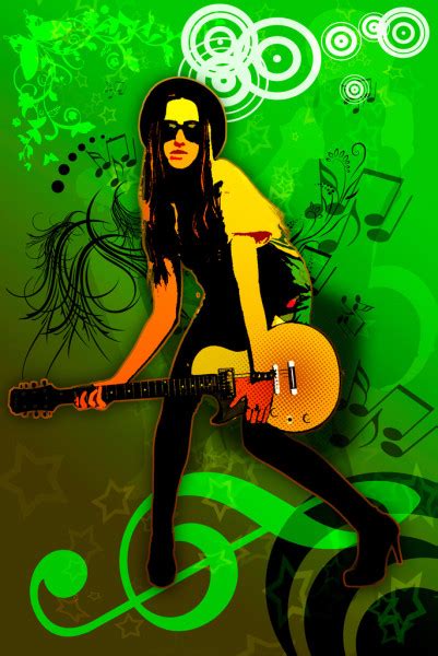 Rocker Girl — Stock Photo © Amuzica 2574649