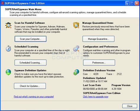 Superantispyware is a software application distributed as shareware which can detect and remove spyware, adware, trojan horses, rogue security software, computer worms, rootkits, parasites and other potentially harmful software applications. How to use SUPERAntiSpyware to scan and remove malware ...