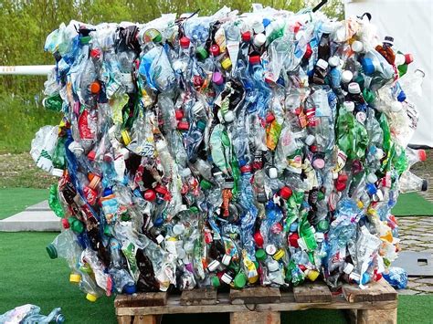 Bottles Dump Floating Garbage Plastic Pollution River Rubbish