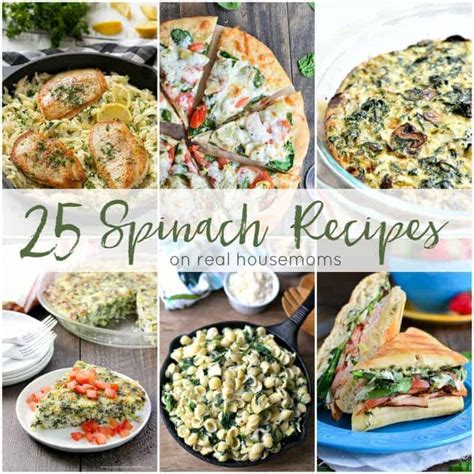 25 Spinach Recipes Real Housemoms