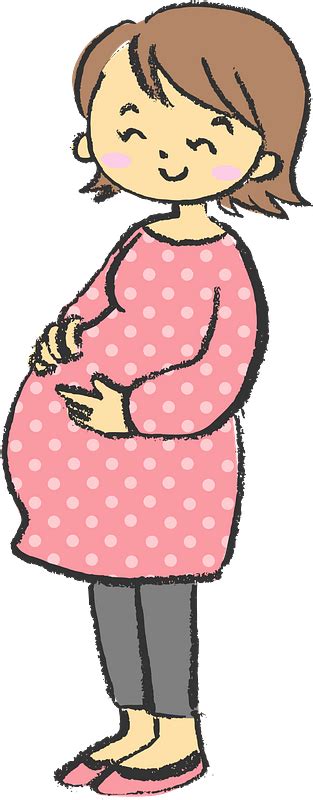 Pregnant Woman Cartoon Png Clipart Png Mart